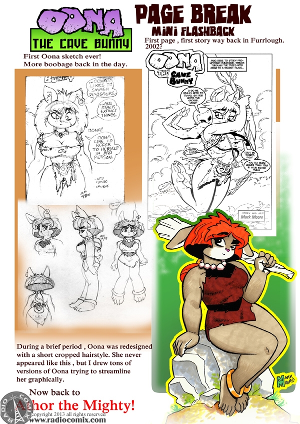 Page Break ~ Oona Sketches