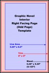 Graphic Novel, Odd Pages Template